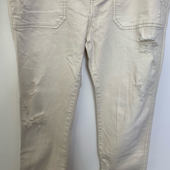 Free people distressed mountaineer button fly jean - Picture 4 of 8